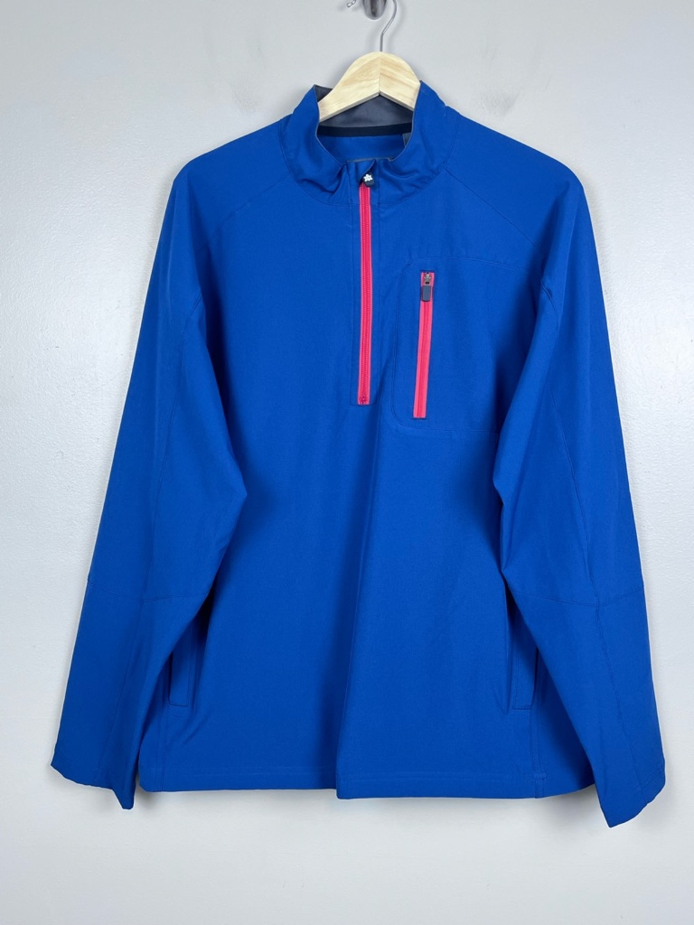 Turtleson Men's Performance Golf 1/4 Zip Pullover Shirt Size M; Windbreaker